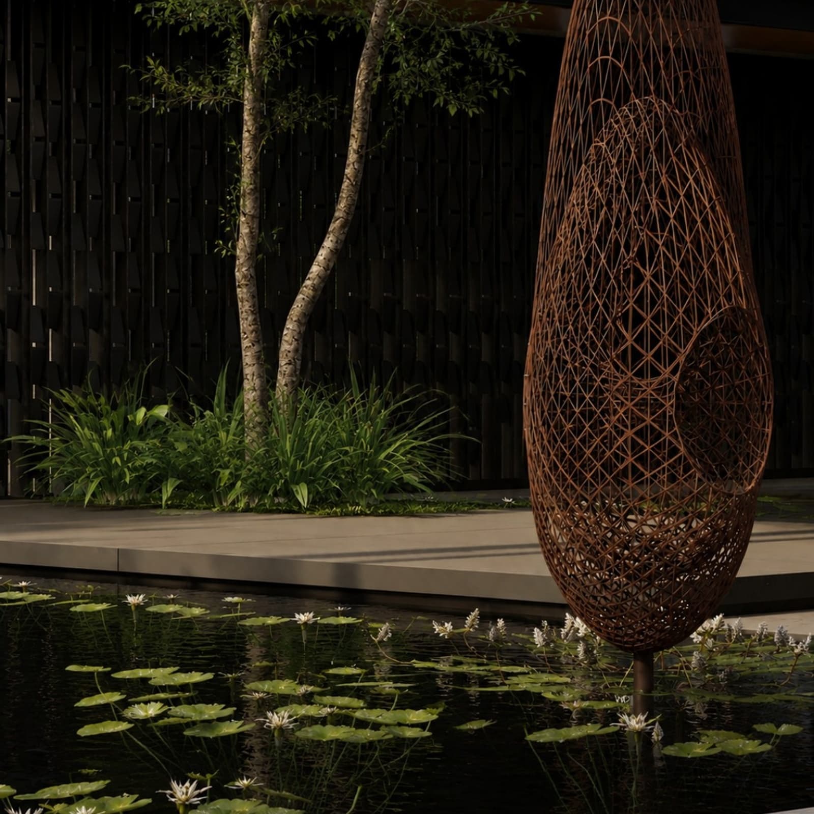 Copper lattice
