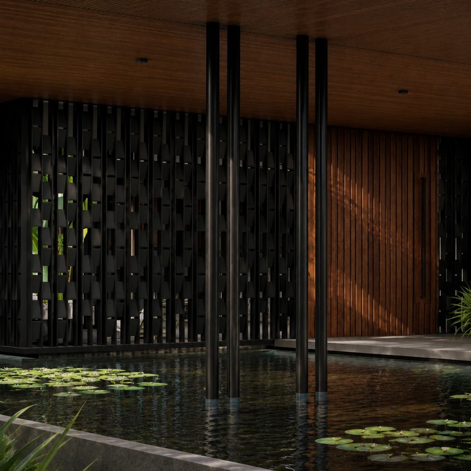 Columns in stillness