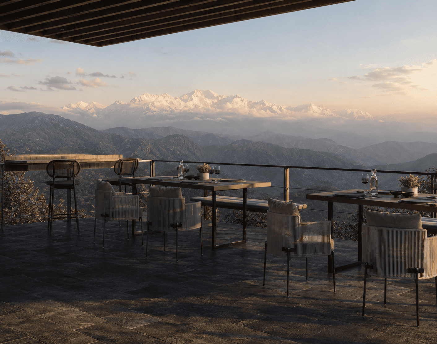 Dining at the edge